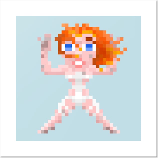 16-Bits Leeloo Wall Art by badpun